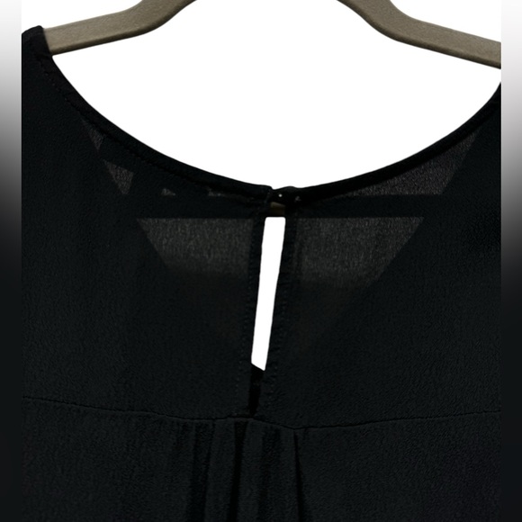 Madewell baby doll dolman sleeve blouse, v-neck, black, XS - Picture 5 of 6